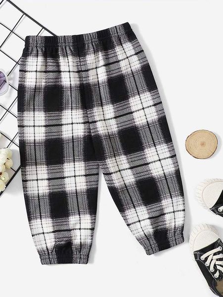 

elastic waist pants she, Blue