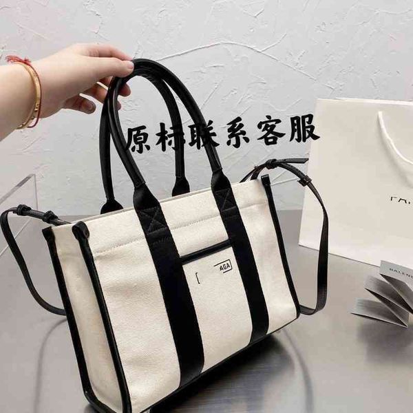 

luxury b bags balencaigass's classic leather paris 2022 b black and white letter canvas hbag large capacity single diagonal straddle to