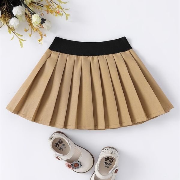 

baby solid pleated skirt she02, Blue