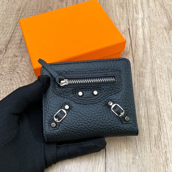 HBP Luxury Card держатель Slim Wallet Classic Designer Real Leather Photo Bit Bit Bank Bank Card Card Banknote Clip 220726