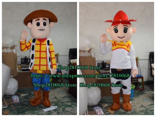 

mascot doll costume high uality farmer mascot costume cartoon set costume party halloween advertisement puim festival birthday party 1162, Red;yellow