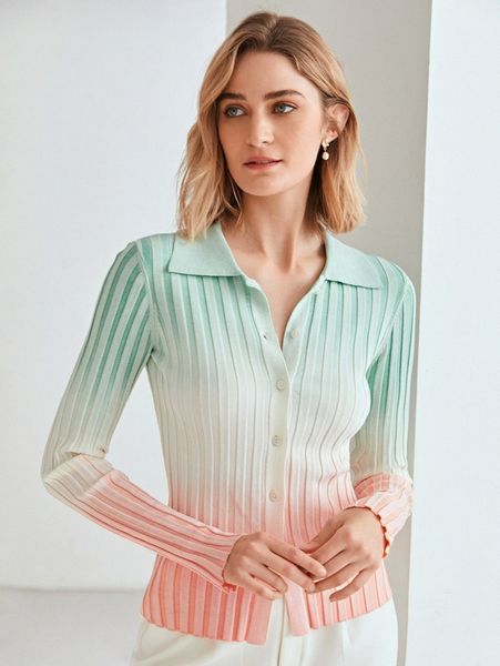 

motf premium viscose ombre cardigan h9fz#, White;black