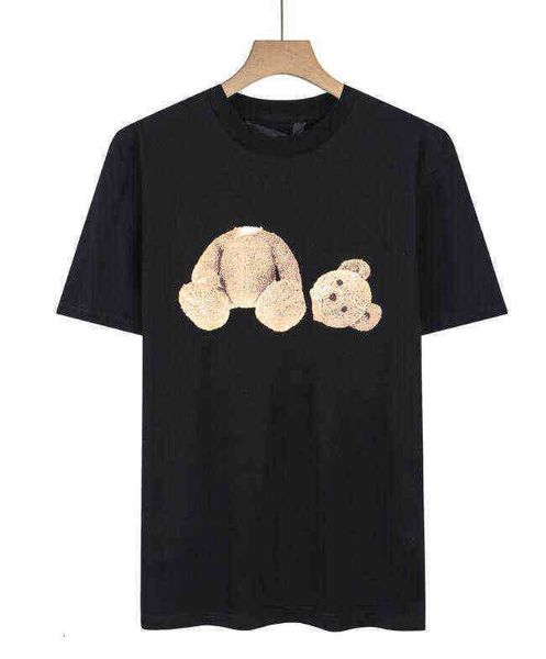 

ss designer fashion summer men and womens t-shirts mans palms stylist angel t shirt tee guillotine bear printed short sleeve truncated, White;black