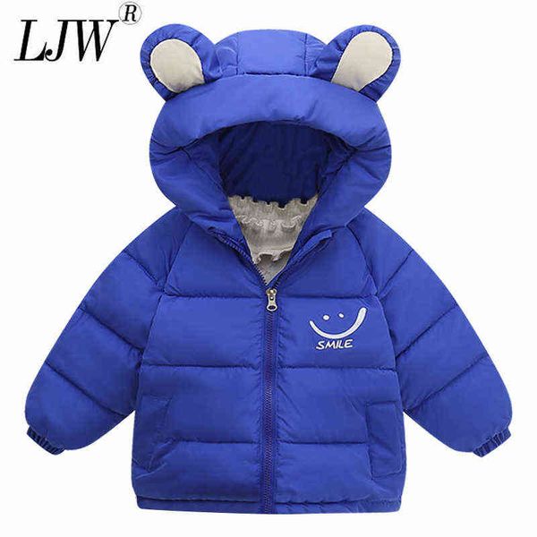 

new down padded jacket small children baby warm padded jacket cartoon cute short girls winter jacket spot 0-6 years old j220718, Blue;gray