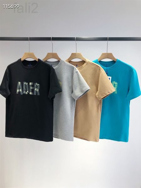 

women's t-shirt designer 2022 spring and summer new korean version of ader solid color letter printing casual fashion loose men's, White