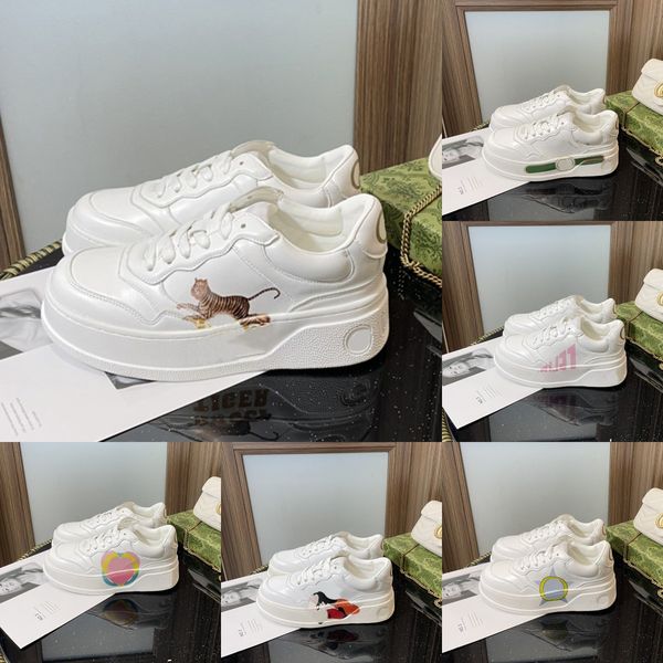 

with box women men double g platform sneakers designer chunky dad shoes paris fashion tiger mouse snake cci thick bottom dress shoe outdoor