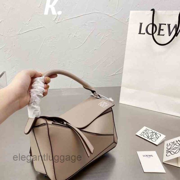

shoulder bag 2022 bags fashion brand loews women designer handbag puzzless cowhide leather color geometric puzzles portable messenger one ca