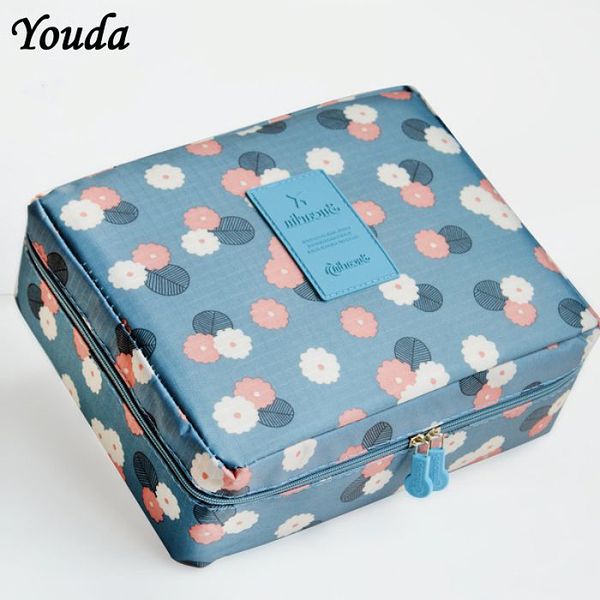 

youda fashionable make up bag korea multi-functional waterproof makeup bags women and men's cosmetic cases travel wash pouch 220421