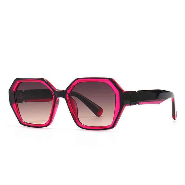 

2179 small frame sunglass simple hexagonal sunglass square sunglass fashion street pgraphy show glass, White;black