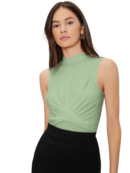 

motf premium viscose twist crop tank i25r#, White