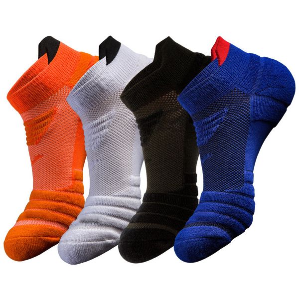 Носки для бега, мужские баскетбольные дышащие нескользящие спортивные фитнес-велоспорт, прогулочные женские мужские носки, хлопковые спортивные носки без пота