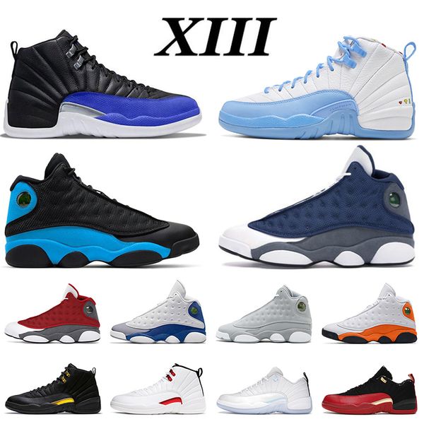 

jumpman 12 13 mens womens basketball shoes designer emoji 12s xii bowl low black taxi french blue flu game 13s xiii flint golden sports snea