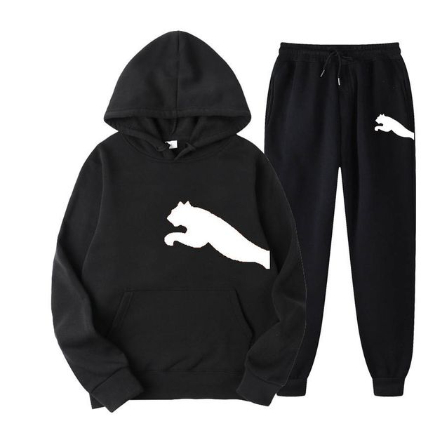 

2022 autumn winter new brand sportswear high-quality men's and women's hoodies pants street couples clothing s-3xl, Gray