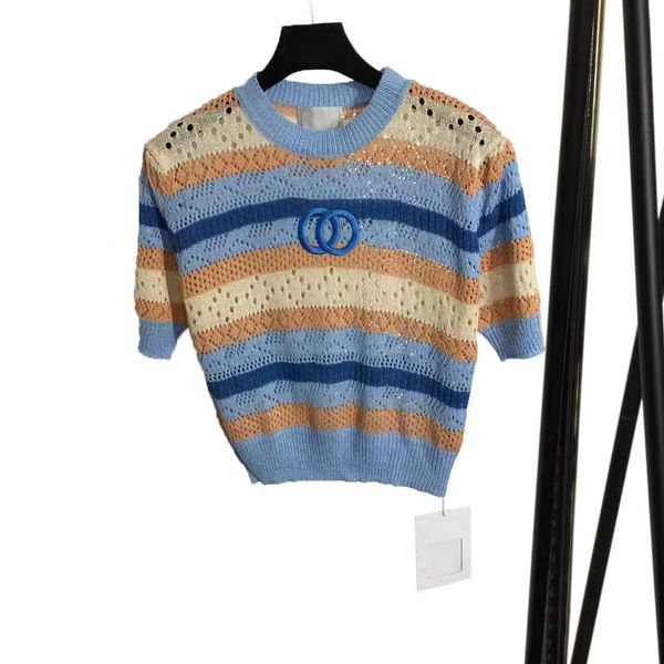 

luxury clothes women's tanks & camis autumn round neck striped fashion long sleeve women high end jacquard cardigan knitting woman desi, White