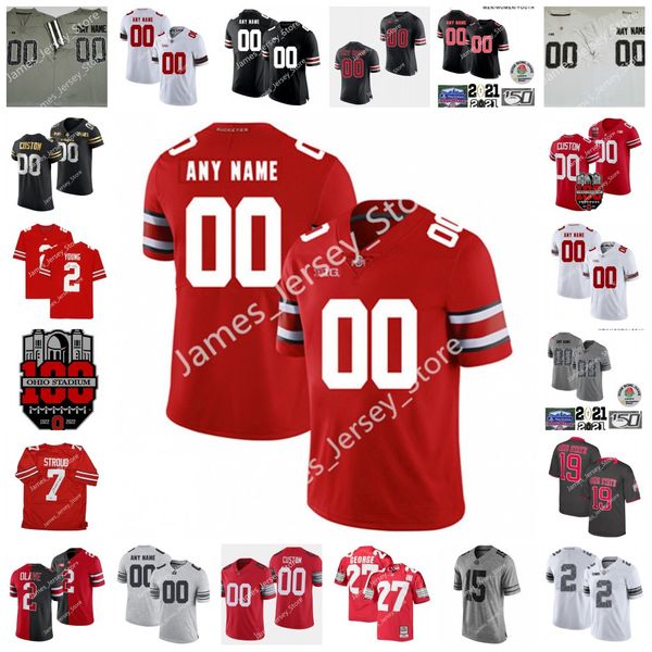 

2 chris olave jersey 10 cameron martinez 97 noah potter 9 jack miller iii 20 mitchell melton 4 lejond cavazos marcus crowley custom ohio sta, Black
