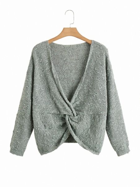 

plus twist drop shoulder sweater o2uz#, Black