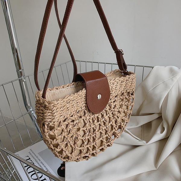 Вечерние сумки летние простые женские соломенные сумки с перекрестным дизайнерским дизайнерским дизайнерским дизайнерским дизайнерским