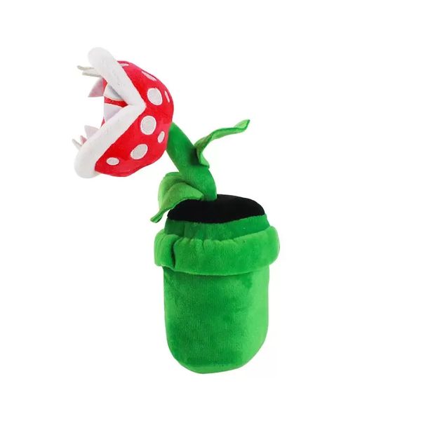 23cm Piranha Plant Plush Dolls para brindes infantis para crianças para crianças