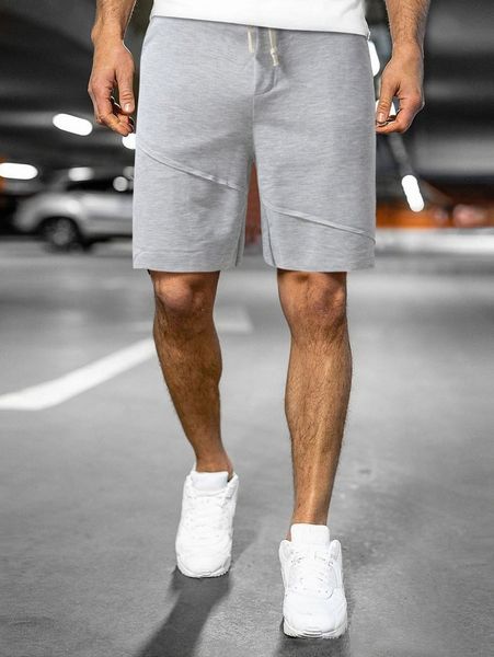 

men drawstring waist shorts b4v8#, White;black