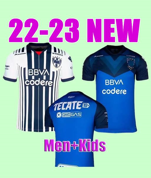 

2022 2023 rayados monterrey soccer jerseys home away 3rd r.funes mori m.meza v.janssen akeloba s.vegas 22 23 rosa football shirt men women k, Black;yellow