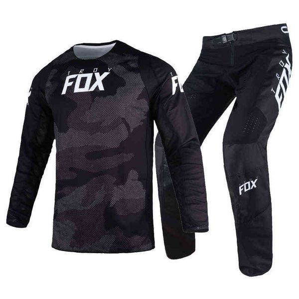 

cycling suit black mx atv bike racing 180 oktiv trev gear set motorcycle motorbike jersey pants mountain bicycle offroad mens, Gray