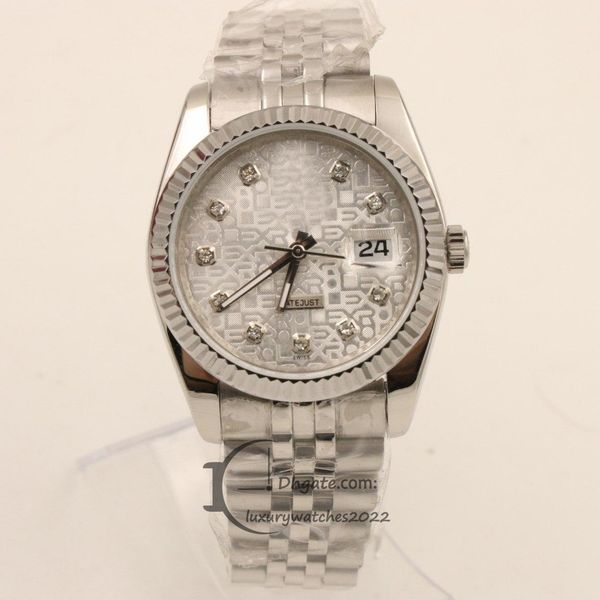 

luxury mens wristwatch 36mm automatic mechanical watch no battery sweeping movement datejust stainless steel asia 2813 movement wristwatch, Slivery;brown
