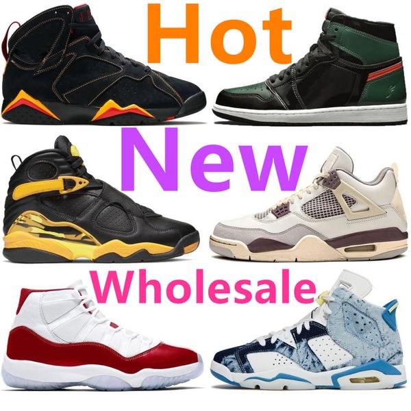 

soleflv art basel 1 1s basketball shoes 4 4s game seafoam 6 6s washed denim 7 7s sapphire citrus 8 8s taxi black samurai 11 11s cherry women