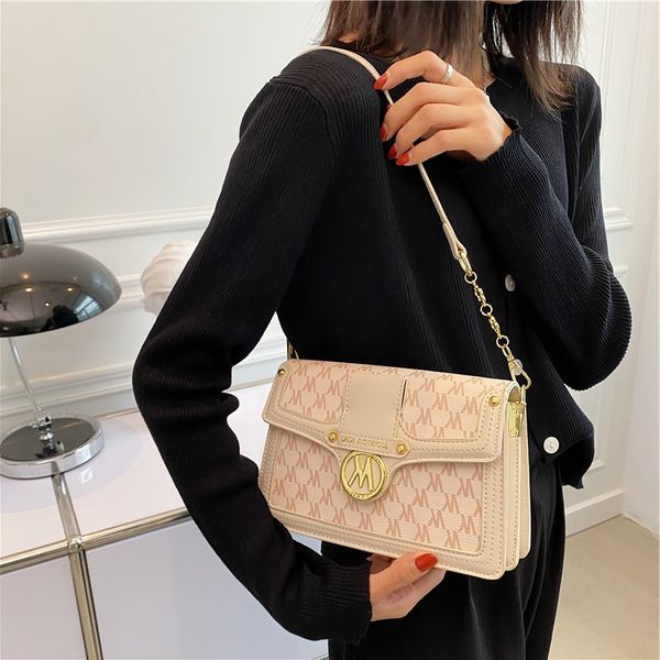 

small bag female summer messenger new fashion texture chain armpit square chain crossbody bags for women designer luxury handbags