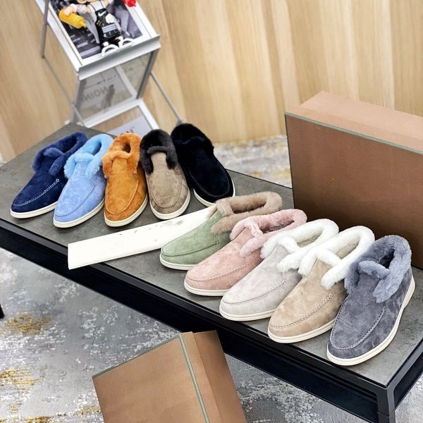 

fashion-blue suede walk boots women shoes winter sewing thick sole short wool boots high furry shoes, Black