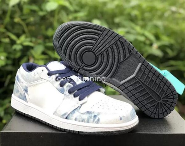 

basketball shoes jumpman 1 low white grey blue cultural sneakers outdoor trainers size 36-47