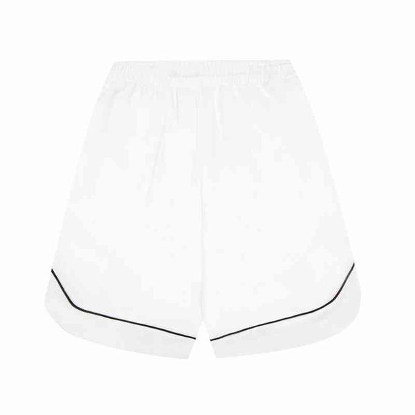 

fashion brand c&e family classic letter embroidered casual shorts men's and women's loose sports capris in summer beach pants, White;black