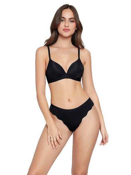 

plain solid bralette t8pb#, Black;red