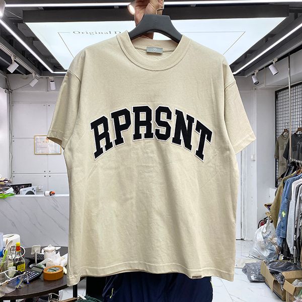 

sleeve t shirt men women letter embroidery tee oversize real pics, White;black