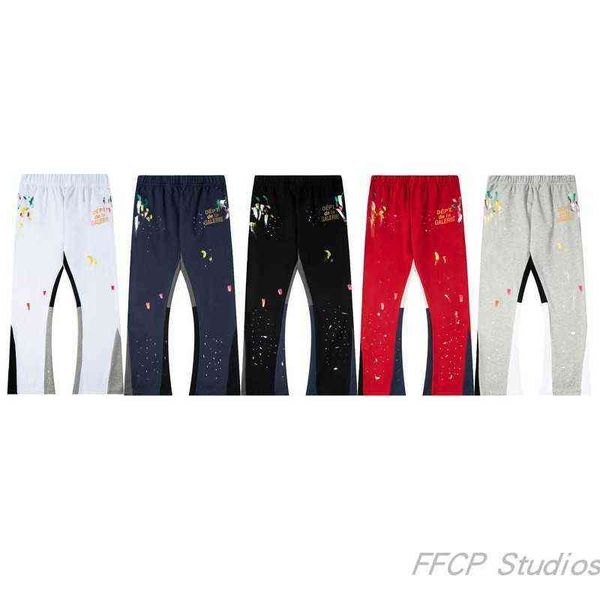 

man's pants galley loose casual pant dept designer pants high level ocl6, Black