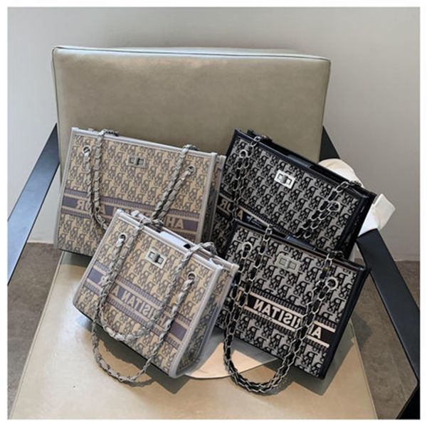 

fashion new versatile tote simple large capacity female shoulder bags handbags