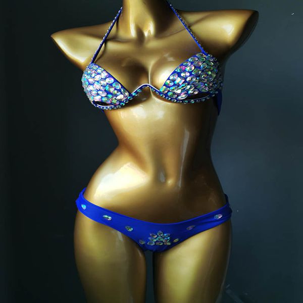 

venus vacation diamond bikini set push up bathing suit sexy women swimwear rhinestone swimsuit biquini