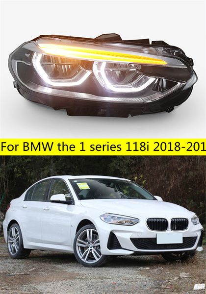 Gruppo faro per BMW Serie 1 118i 20 18-20 19 Luci a LED complete Fari abbaglianti diurni