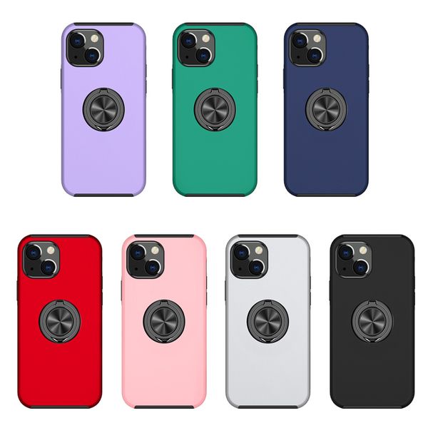 

ring holder kickstand phone cases for iphone 13 12 11 pro max mini xsmax xr xs x 8 7 6 plus multifunction btackst magnetic car mount pc tpu