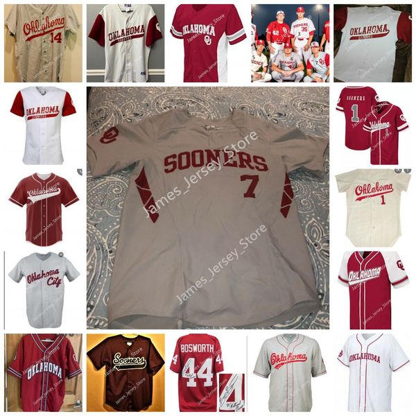 

ncaa oklahoma ou stitched baseball jersey brady harlan 16 hudson polk 2 trent brown 39 braxton bohrofen jason ruffcorn wyatt olds braden car, Black