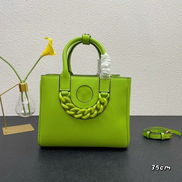 

fashion bag shoulder bag designer la medusa tote women big chains strap internal flat pocket handbags leather purse wallets 35x20x12.5cm