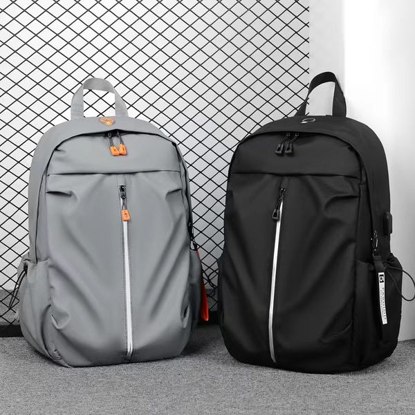

lapbackpacks for women men 2022 fashion nylon black solid travel business backpack large capacity mochila infantil escolar