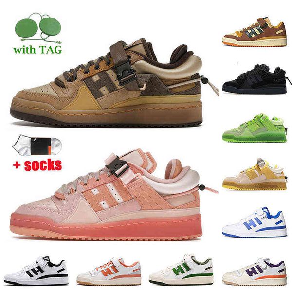 

fashion new women mens outdoor shoes bad bunny buckle forum low 84 the first cafe easter egg back to school white black royal blue platform