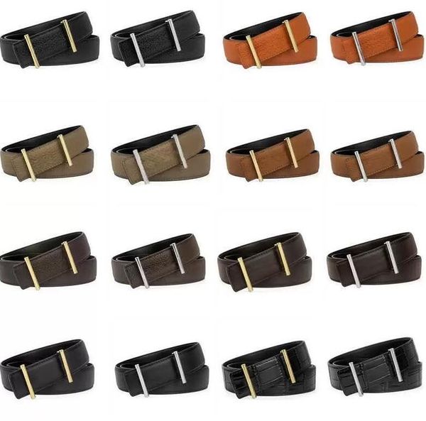 

fashion wholesale belt for men women designers belts many color optional cowhide lychee skin leather with box, Black;brown
