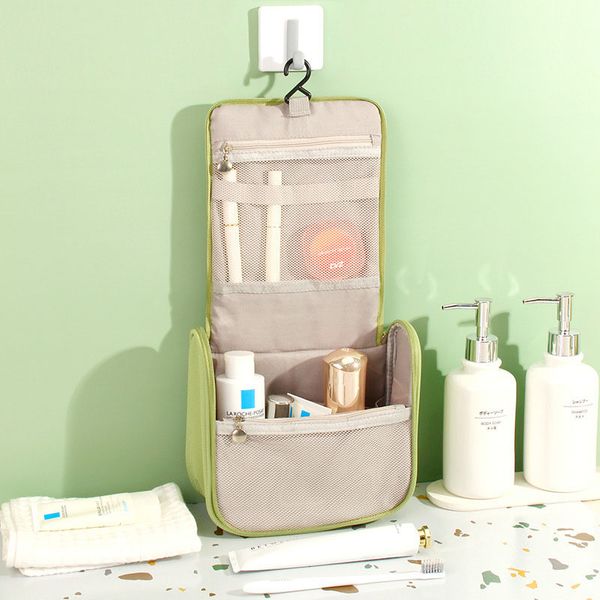 

waterproof hangable cosmetic bags portable washing bag carry-on travel makeup storage makeups necessity wash toiletries bag make up handbag