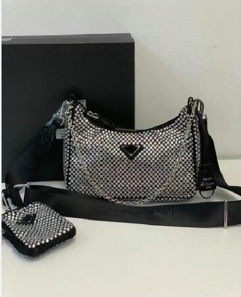 

luxury handbag canvas hobo bag designer shoulder bags for women chest pack fashion tote chains hand lady purse handbags 7521-1yt