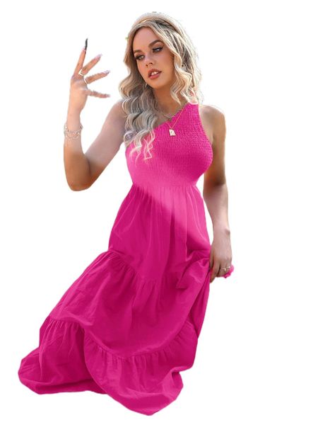 

one shoulder shirred ruffle hem dress r4wf#, Black;gray
