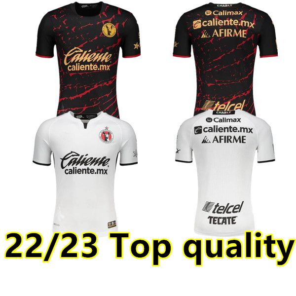 

2022 2023 tijuana de xolos soccer jersey 22 23 club manotas martinez angulo castillo rosa home away football shirt, Black;yellow