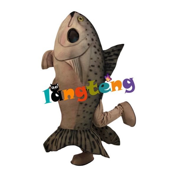 Кукольный костюм талисмана 1137 Костюмы талисмана рыбы ручной работы игрушка чучела для взрослых
