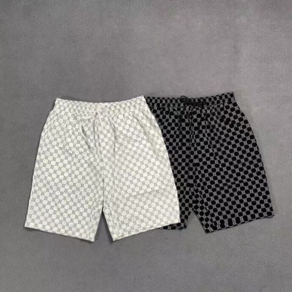 

2022 summer new latest shorts fashion beach shorts classic logo pattern men casual shorts, Black;brown