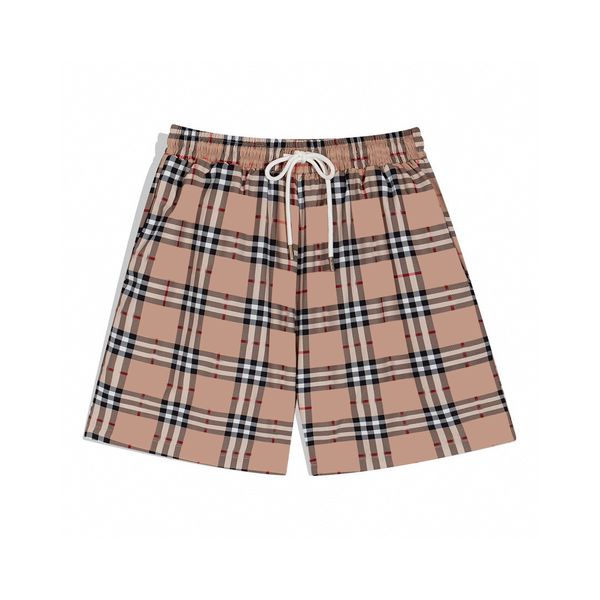 

2022 designers shorts men's fashion beach shorts classic summer surf pants swim shorts loose geometric stripe grid clothing outdoor run, White;black